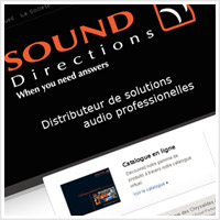 Distributeur de solutions audio professionnelles - Sound Directions France